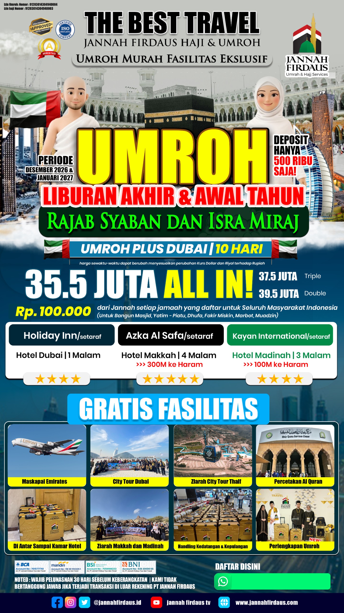 Paket Umroh Plus Dubai